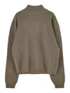 Rick Owens Knitted Jumper In Grey
