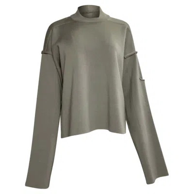 Rick Owens Sweater In Grey Virgin Wool