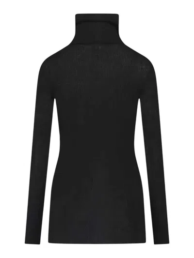 Rick Owens Sweater - Ls Tube In Black