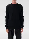 Rick Owens Concordians Round Neck In Black