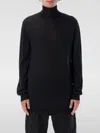 Rick Owens Oversized Knit Turtleneck Sweater In Black