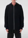 Rick Owens Gimp Zipped Hoodie In Black