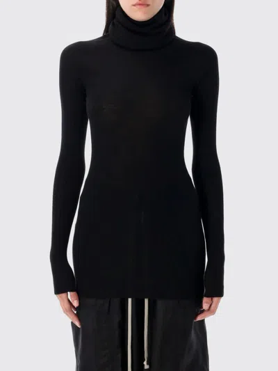 RICK OWENS SWEATER RICK OWENS WOMAN COLOR BLACK,H27903002