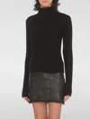 Rick Owens Black Porterville Headon Dbl Lupetto Turtleneck In Schwarz