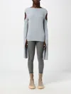 Rick Owens Woman Sweater Sky Blue Size S Virgin Wool In Hellblau