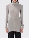 Rick Owens Ls Tube Sweater In Gray