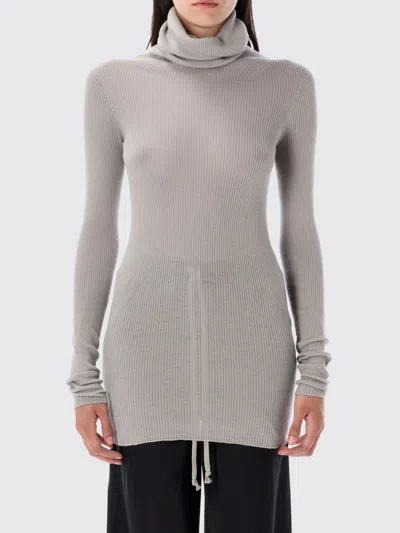 RICK OWENS SWEATER RICK OWENS WOMAN COLOR PEARL,H27903040