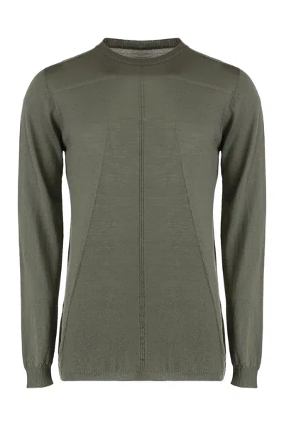 RICK OWENS RICK OWENS SWEATER WITH A ROUND NECK MADE OF COTTON