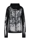 Rick Owens 'arachnid Capuche' Hooded Sweater In Black