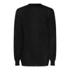 Rick Owens Black Wool Knitwear In Black