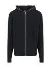 Rick Owens Ribbed-knit Virgin Wool Zip-up Sweater In Black