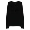 Rick Owens Black Sweaters In Black