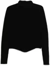 Rick Owens Women Cashmere Turtle-neck Jumper In Black