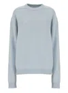Rick Owens Long-sleeved Sweater In Blue