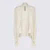 Rick Owens White Wool Knitwear