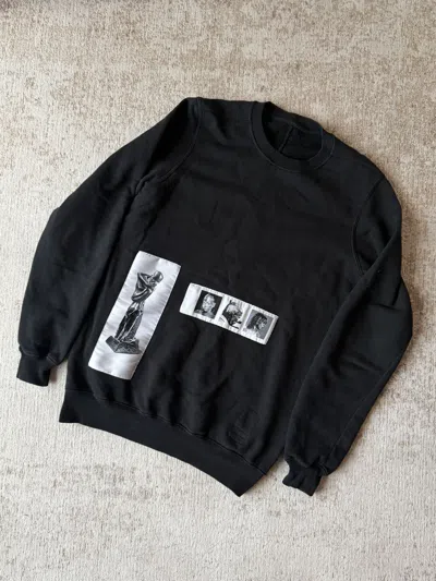 Pre-owned Rick Owens Sweatshirts Ss16 In Black