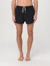 Rick Owens Black Swimwear With Elastic Waistband And Drawstring In Black