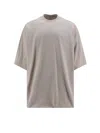 Rick Owens T-shirt In Beige