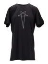 Rick Owens Star-graphic T-shirt In Black