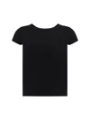 Rick Owens Basic T-shirt In Black