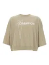 Rick Owens Champion Graphic Print Crew Neck T-shirt