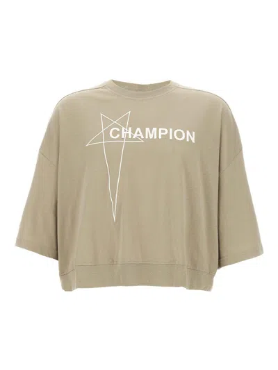 RICK OWENS T-SHIRT CHAMPION X