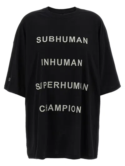 RICK OWENS RICK OWENS T-SHIRT CHAMPION X RICK OWENS