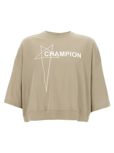 RICK OWENS RICK OWENS T-SHIRT CHAMPION X RICK OWENS
