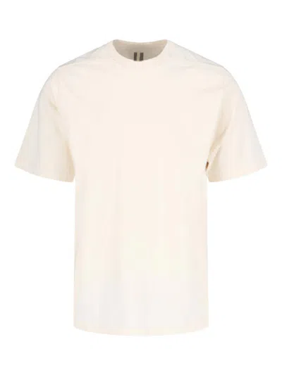 Rick Owens T-shirt Classica In White