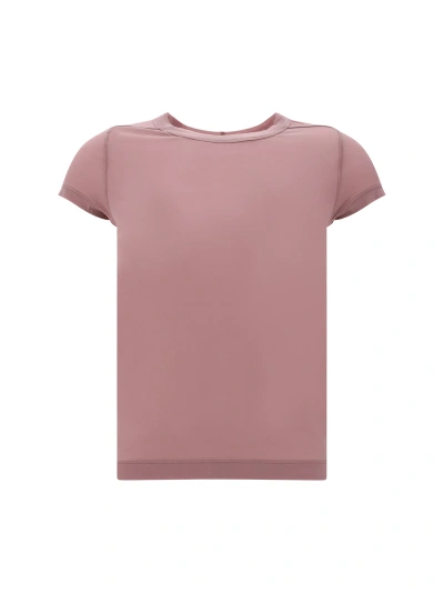 Rick Owens T-shirt In Dusty Pink