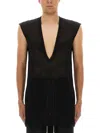 Rick Owens T-shirt Dylan In Black