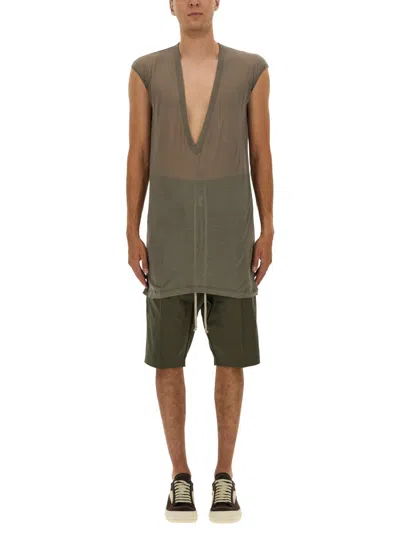 Rick Owens T-shirt "dylan" In Gray