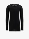 Rick Owens Long-sleeved Top With Subtle Back Closure