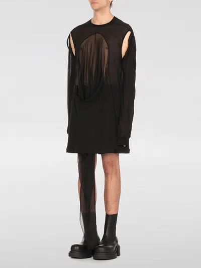 RICK OWENS T-SHIRT RICK OWENS MEN COLOR BLACK,G76215002