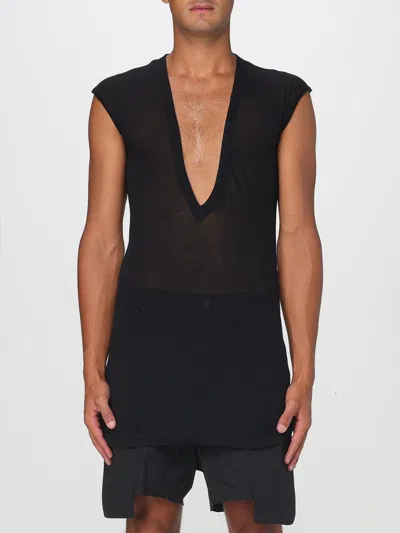 RICK OWENS T-SHIRT RICK OWENS MEN COLOR BLACK,H18737002