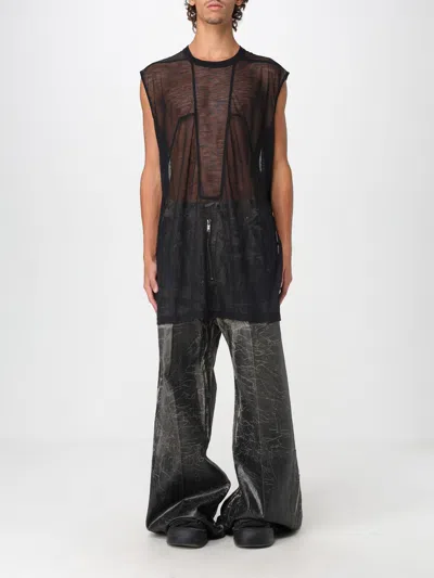 Rick Owens T-shirt  Men Color Black In Brown