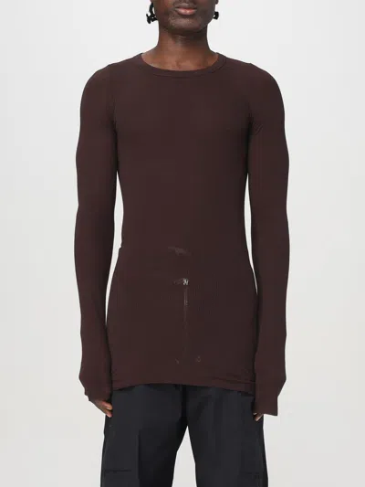 Rick Owens T-shirt  Men Color Brown