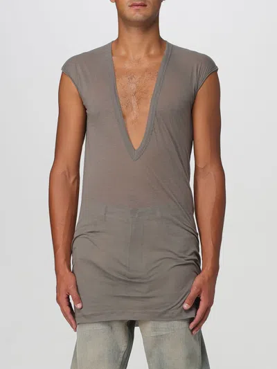 Rick Owens T-shirt  Men Color Grey In Gray