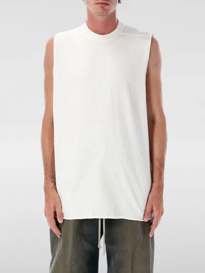 Rick Owens T-shirt  Men Color Milk In White