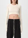 Rick Owens T-shirt  Woman Color Beige In Beige