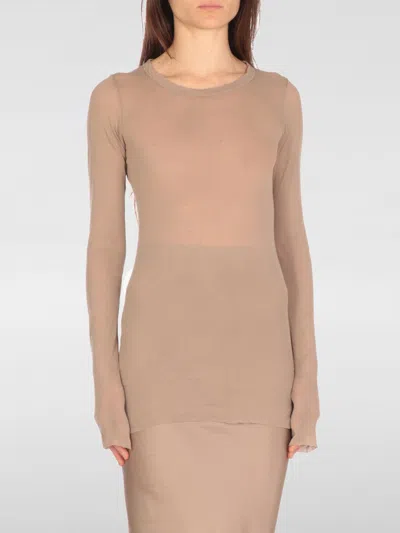 Rick Owens T-shirt  Woman Color Beige