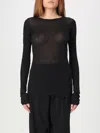 Rick Owens T-shirt  Woman Color Black In Black