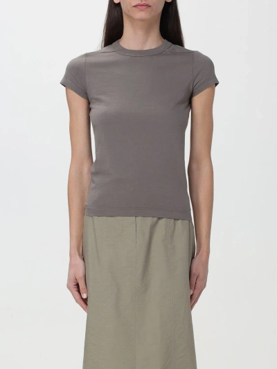 Rick Owens T-shirt  Woman Color Dust In Dust