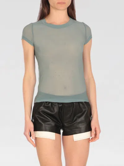 Rick Owens T-shirt  Woman Color Gnawed Blue