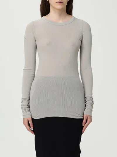 Rick Owens T-shirt  Woman Color Grey In Gray