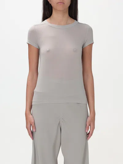 Rick Owens T-shirt  Woman Color Pearl In Pearl