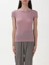 Rick Owens T-shirt  Woman Color Pink