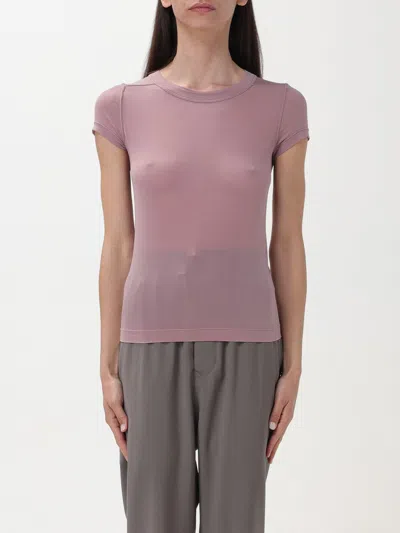 Rick Owens T-shirt  Woman Colour Pink