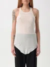 Rick Owens Tank Top In White