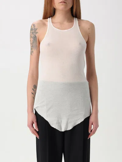 RICK OWENS T-SHIRT RICK OWENS WOMAN COLOR WHITE,G48730001